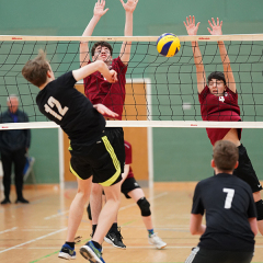 U18M Junior Scottish Volleyball League Round 5, ON-X Linwood, Sun 23rd Feb 2020. © Michael McConville