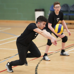 U18M Junior Scottish Volleyball League Round 5, ON-X Linwood, Sun 23rd Feb 2020. © Michael McConville