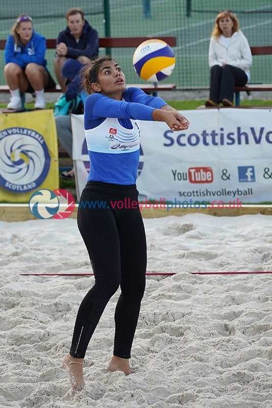 CEV SCA Beach Volleyball Finals 2019, Darnhall Tennis Club, Perth, Sat 21st Sep 2019. © Michael McConville. To buy unwatermarked prints and JPGs, visit https://www.volleyballphotos.co.uk/2019-Galleries/CEV-FIVB-Events/2019-09-21-BVF