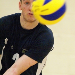 Scottish Volleyball, Senior Men's National Team training (Simon Loftus' first session as coach), Sun 8th Nov 2009, Airdrie Academy