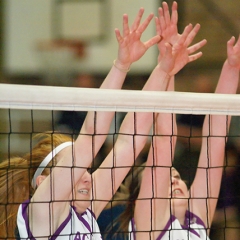 Scottish Volleyball Association Women's Junior National League Final, Sun 25th April 2010, Wishaw Sports Centre.
South Ayrshire 2 v 0 Marr College (25-22, 25-23)