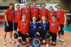 Scottish Volleyball Association, Men's Plate Final, 
South Ayrshire II 0 v 3 Su Ragazzi II (18, 23, 15), 
University of Edinburgh, Centre for Sport and Exercise, 18 April 2015. © Michael McConville