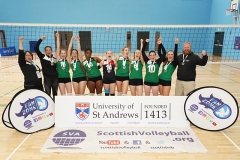 North West England 2 v 1 Flying Scots East (21-25, 25-20, 15-9), 2018 Flying Scots International Invitational, Girls Final, University of St Andrews Sports Centre, Sun 2nd Sep 2018. © Michael McConville. View more photos at: https://www.volleyballphotos.co.uk/2018/SCO/NT/Junior-Women/2018-09-02-flying-scots
